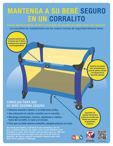 Play Yard Safety pamphlet - Spanish